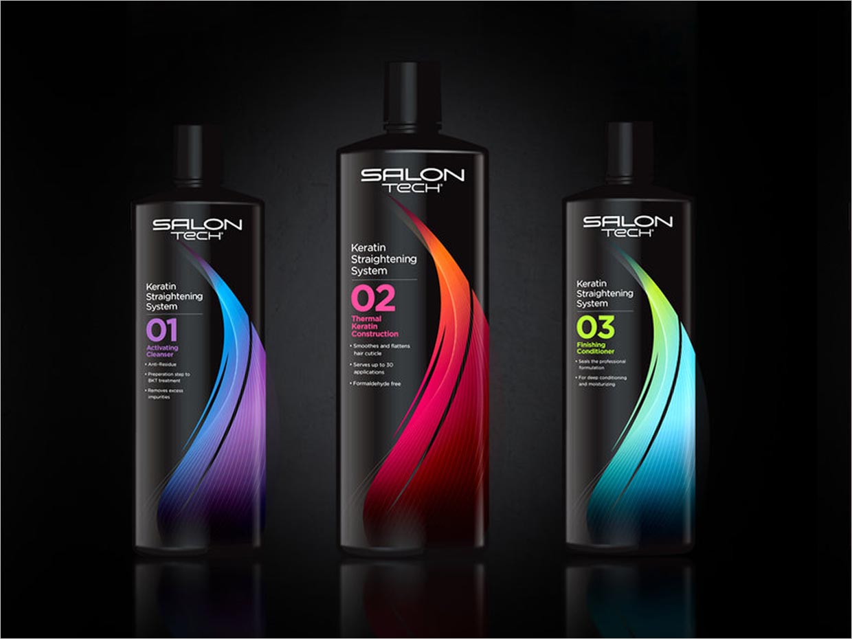 美國Salon Tech美容美發產品包裝設計欣賞